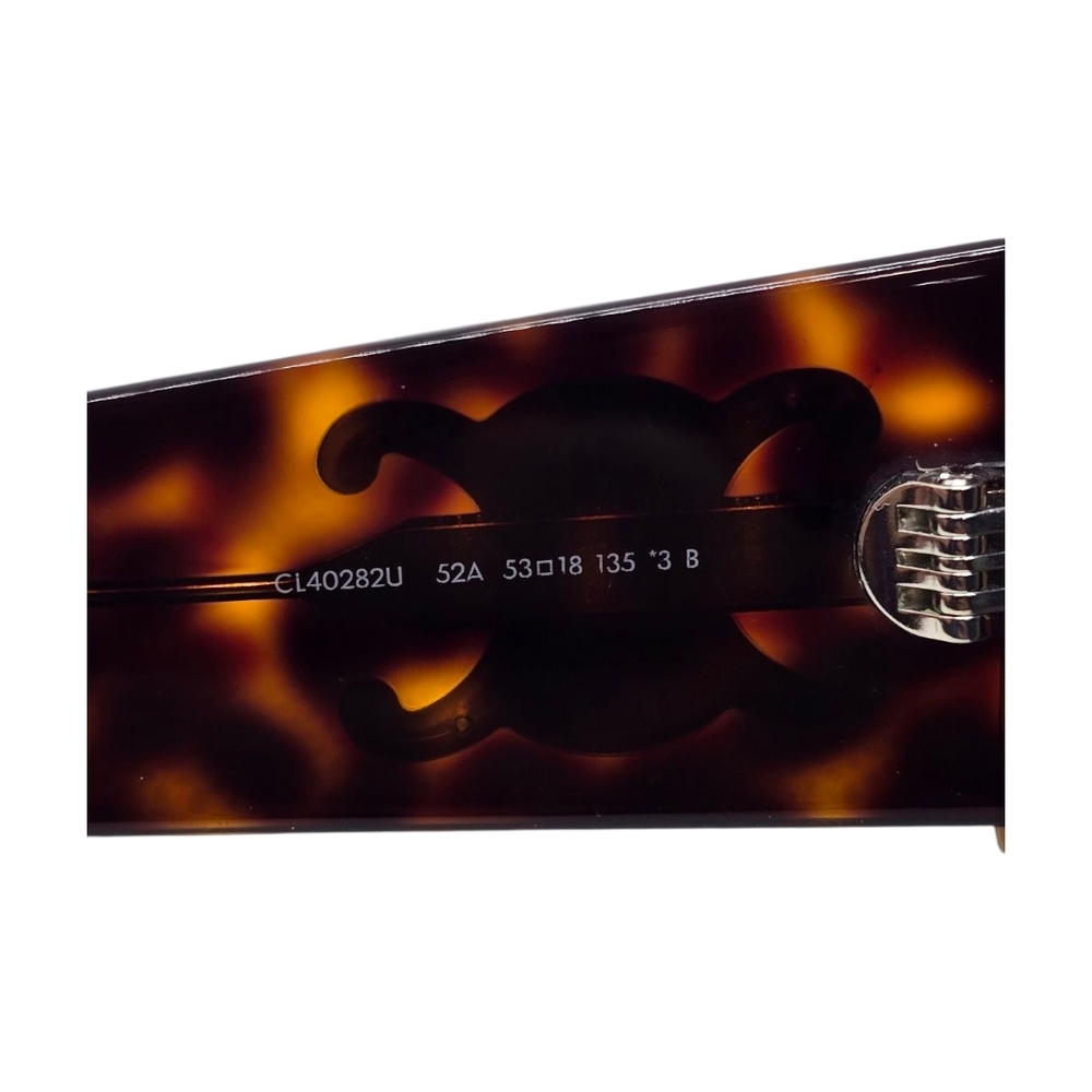 Celine Brown And Black Rectangular Sunglasses - image 6